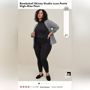 Torrid High-rise Skinny Pointe Pant Size 24XTall